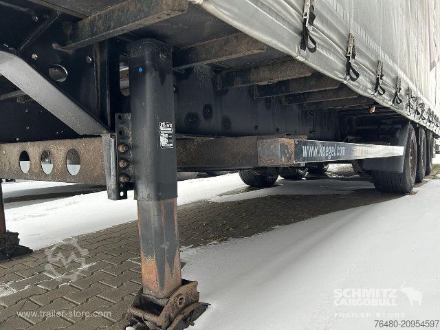 Open semitrailer with tarp Kögel Schiebeplane Mega
