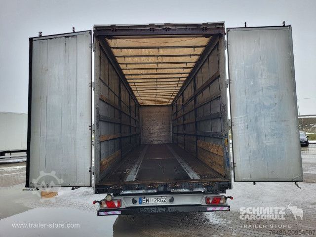 Open semitrailer with tarp Kögel Schiebeplane Mega