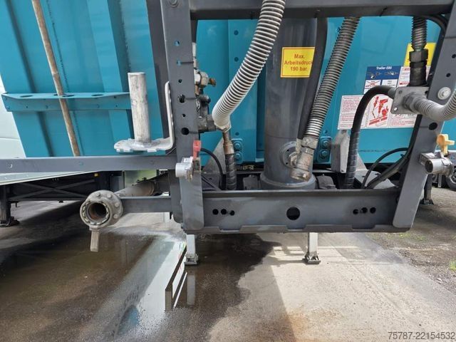 Silo semitrailer KEMPF Schleusenkipper, Rüttler, ca. 58,7 cbm, Lift