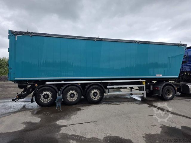 Silo semitrailer KEMPF Schleusenkipper, Rüttler, ca. 58,7 cbm, Lift