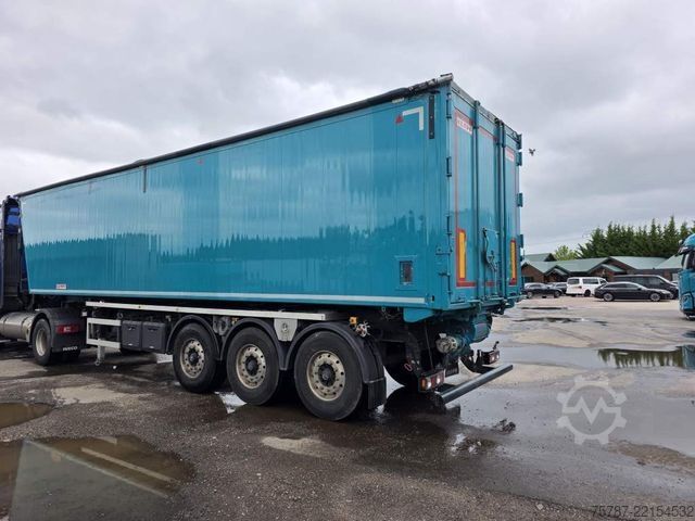 Silo semitrailer KEMPF Schleusenkipper, Rüttler, ca. 58,7 cbm, Lift