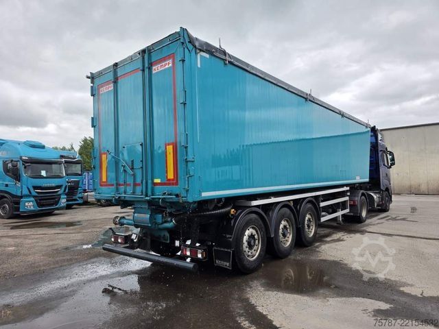 Silo semitrailer KEMPF Schleusenkipper, Rüttler, ca. 58,7 cbm, Lift