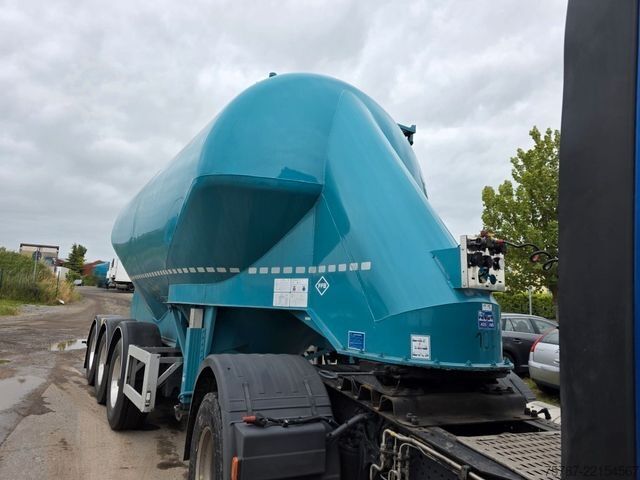 Tanker semitrailer FELDBINDER 26TL liegendes Euter, 2 x Befüllung, Schwallwand