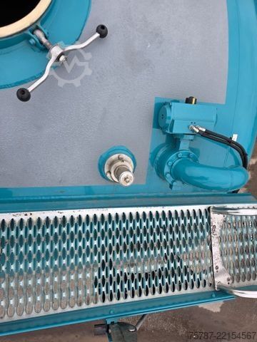 Tanker semitrailer FELDBINDER 26TL liegendes Euter, 2 x Befüllung, Schwallwand