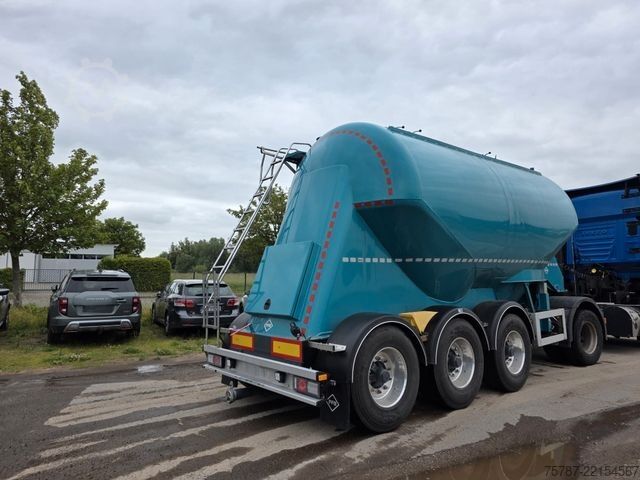 Tanker semitrailer FELDBINDER 26TL liegendes Euter, 2 x Befüllung, Schwallwand