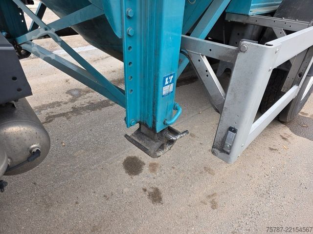 Tanker semitrailer FELDBINDER 26TL liegendes Euter, 2 x Befüllung, Schwallwand