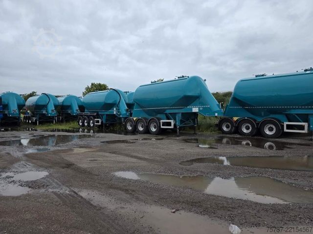 Tanker semitrailer FELDBINDER 26TL liegendes Euter, 2 x Befüllung, Schwallwand