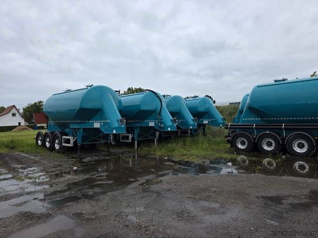 Tanker semitrailer FELDBINDER 26TL liegendes Euter, 2 x Befüllung, Schwallwand