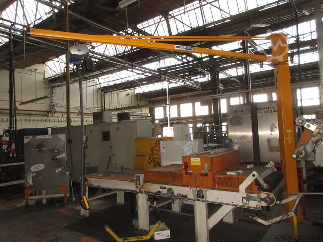 Column swing crane Chain Hoist Abus LS Kran Drehkran Hallenkran 125KG Abus Kettenzug L 4m NL 125Kg H 3,5m 2018