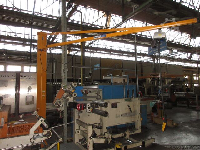 Column swing crane Chain Hoist Abus LS Kran Drehkran Hallenkran 125KG Abus Kettenzug L 4m NL 125Kg H 3,5m 2018
