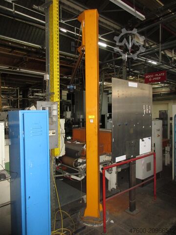 Column swing crane Chain Hoist Abus LS Kran Drehkran Hallenkran 125KG Abus Kettenzug L 4m NL 125Kg H 3,5m 2018