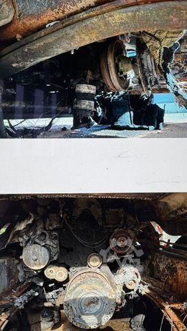 Box truck MERCEDES-BENZ Atego 818 Brandschaden