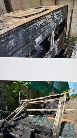 Box truck MERCEDES-BENZ Atego 818 Brandschaden