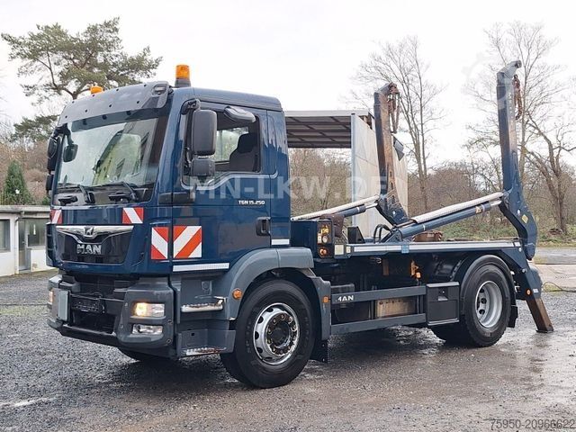 Skip truck MAN TGM 15.250 MEILLER AK 10 - SCHALTGETRIEBE - 16t