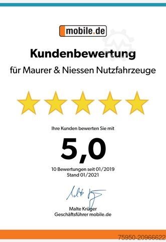 Skip truck MAN TGM 15.250 MEILLER AK 10 - SCHALTGETRIEBE - 16t