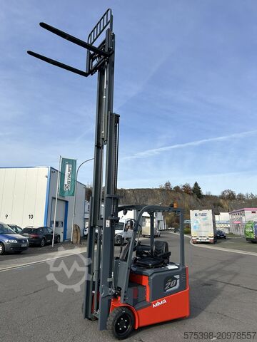 3-wheel forklift, 2t, sideshift, lithium, fingertip control Mima TKC20