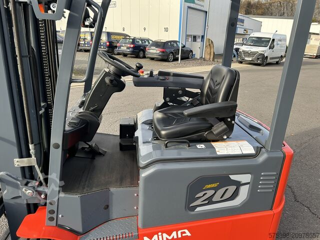 3-wheel forklift, 2t, sideshift, lithium, fingertip control Mima TKC20