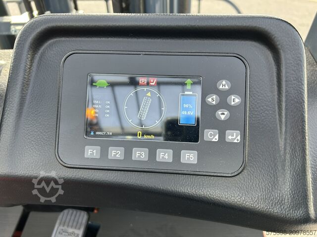 3-wheel forklift, 2t, sideshift, lithium, fingertip control Mima TKC20
