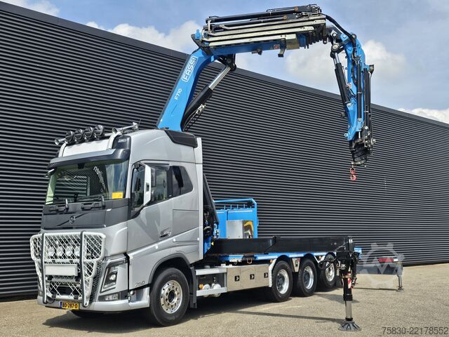 Loading platform Volvo FH 16 750 8x4 / RETARDER / FASSI 71 TM + JIB