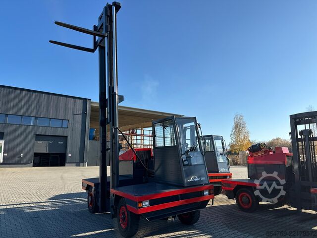 Side loader forklift Linde S50 //Duplex 4850 mm //