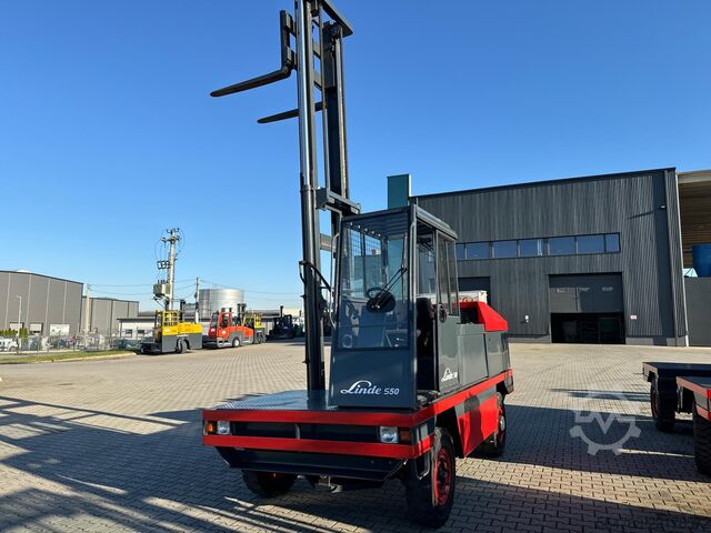 Side loader forklift Linde S50 //Duplex 4850 mm //