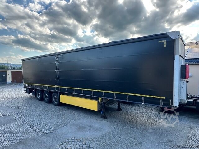 Open semitrailer with tarp schmitz Cargobull Seitenplane