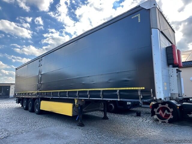Open semitrailer with tarp schmitz Cargobull Seitenplane