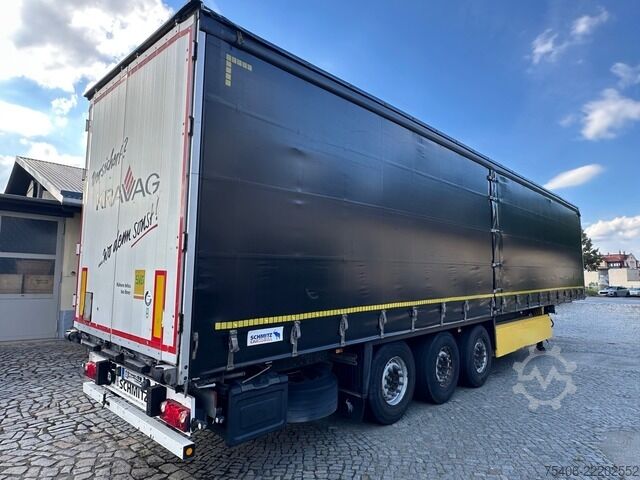 Open semitrailer with tarp schmitz Cargobull Seitenplane