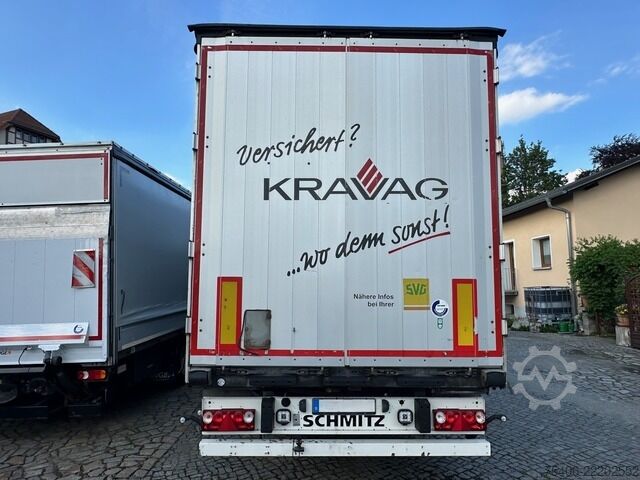 Open semitrailer with tarp schmitz Cargobull Seitenplane