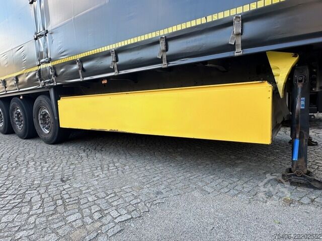 Open semitrailer with tarp schmitz Cargobull Seitenplane