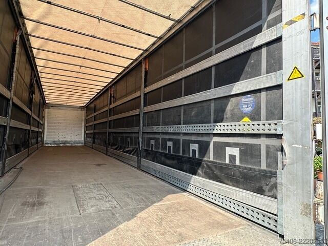 Open semitrailer with tarp schmitz Cargobull Seitenplane