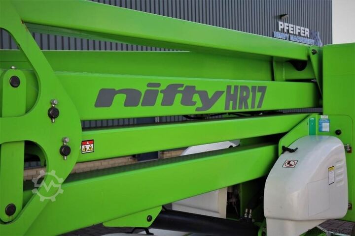Articulated boom lift Niftylift HR17NDE HYBRIDE Hybrid Battery & Diesel, 17m Worki