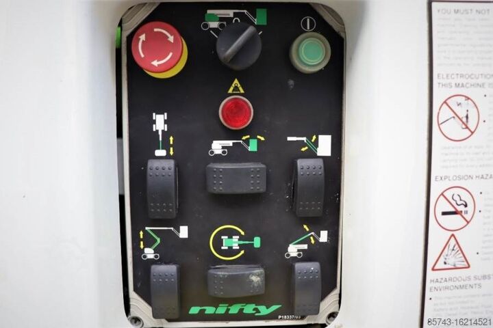 Articulated boom lift Niftylift HR17NDE HYBRIDE Hybrid Battery & Diesel, 17m Worki