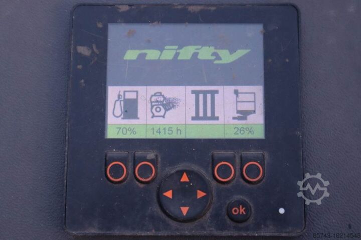 Articulated boom lift Niftylift HR28 HYBRIDE Valid inspection, *Guarantee! Hybrid,