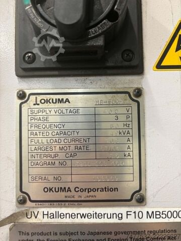 Vertical machining center Okuma MB-5000H