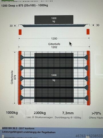 Schwerlastregal MantaMesh MantaMesh