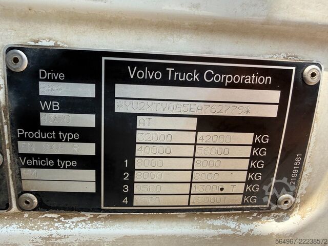 Tipper truck VOLVO FMX460 per Bordmatic