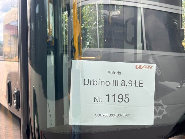 Stadtbus SOLARIS Urbino 8.9  LE MIDI KLIMA  2,4 m GURTE  NEULACK