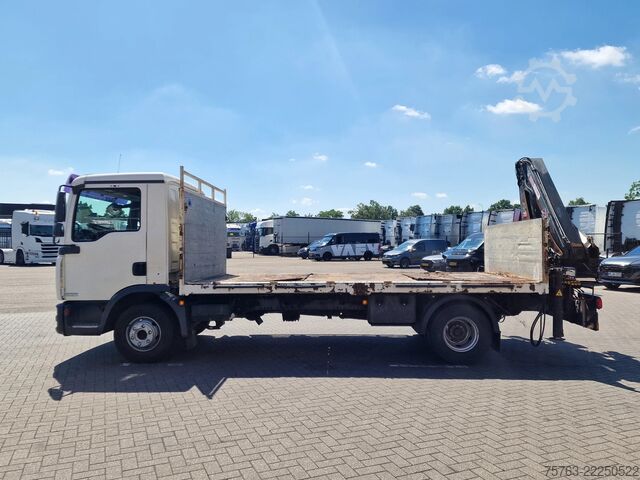 Crane truck MAN TGL 12.210 - HIAB 077 DUO Crane / Grua - Manual...