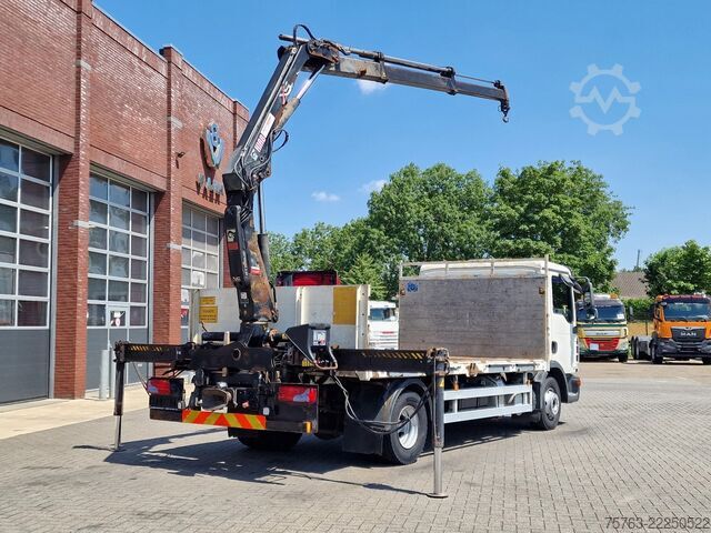 Kranwagen MAN TGL 12.210 - HIAB 077 DUO Crane / Grua - Manual...