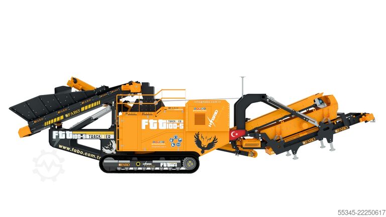 Crushing equipment/mobile crushing plant FABO Crushing Equipment FTT-100-S Mobile Tertiary Impact Crusher