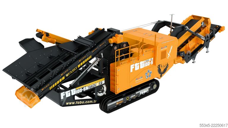 Crushing equipment/mobile crushing plant FABO Crushing Equipment FTT-100-S Mobile Tertiary Impact Crusher