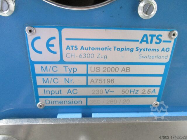 Banding machine ATS Tanner US2000AB