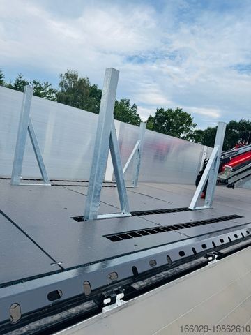 Semitrailer  Wiese Baustoffauflieger - Heckkran Kran Fassi