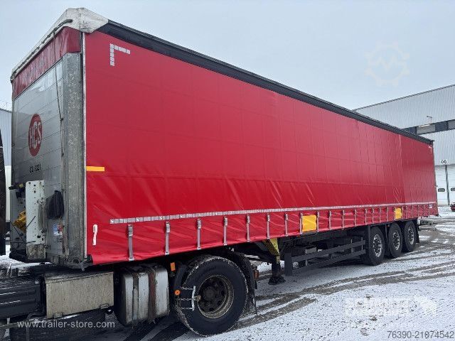 Auflieger mit Pritsche & Plane Schmitz Cargobull Semitrailer Curtainsider Standard