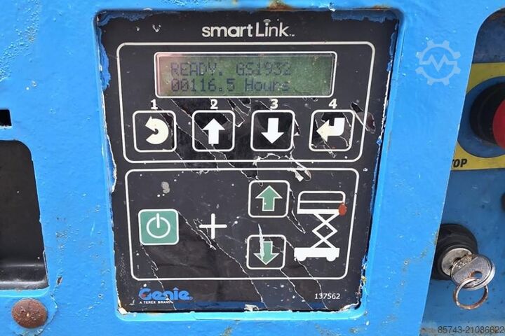 Scherenhebebühne Genie GS1932 Electric, Working Height 7.8 m, 227kg Capac