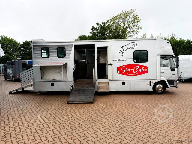 Viehtransporter LKW MAN 10220 5  Pferde Wohnung /Dusche