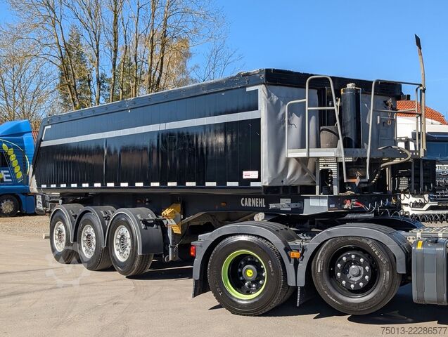 Kipper Auflieger CARNEHL Alu Kipper 25 cbm, Leer nur 4.900 Kg
