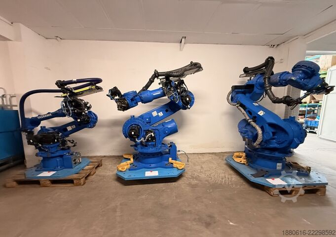 Robotersystem (3x) mit DX200 Steuerung Yaskawa (2x) MH280 II + (1x) MH50 II
