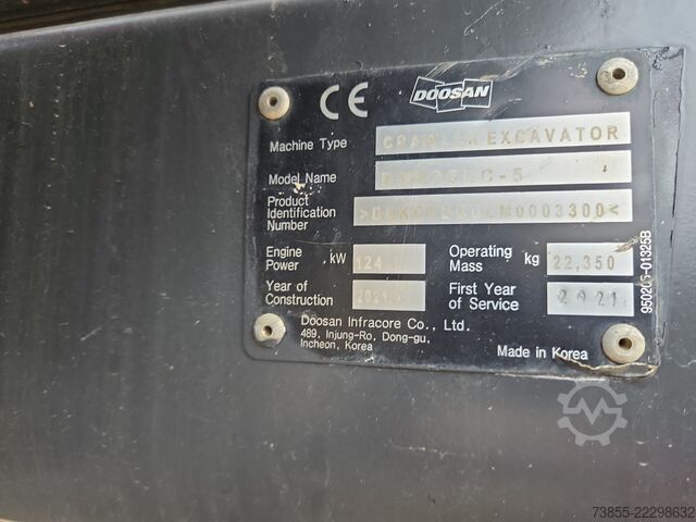 Kettenbagger Doosan DX225LC-5
